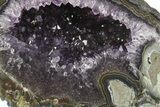 Sparkly, Purple Amethyst Geode - Uruguay #276809-1